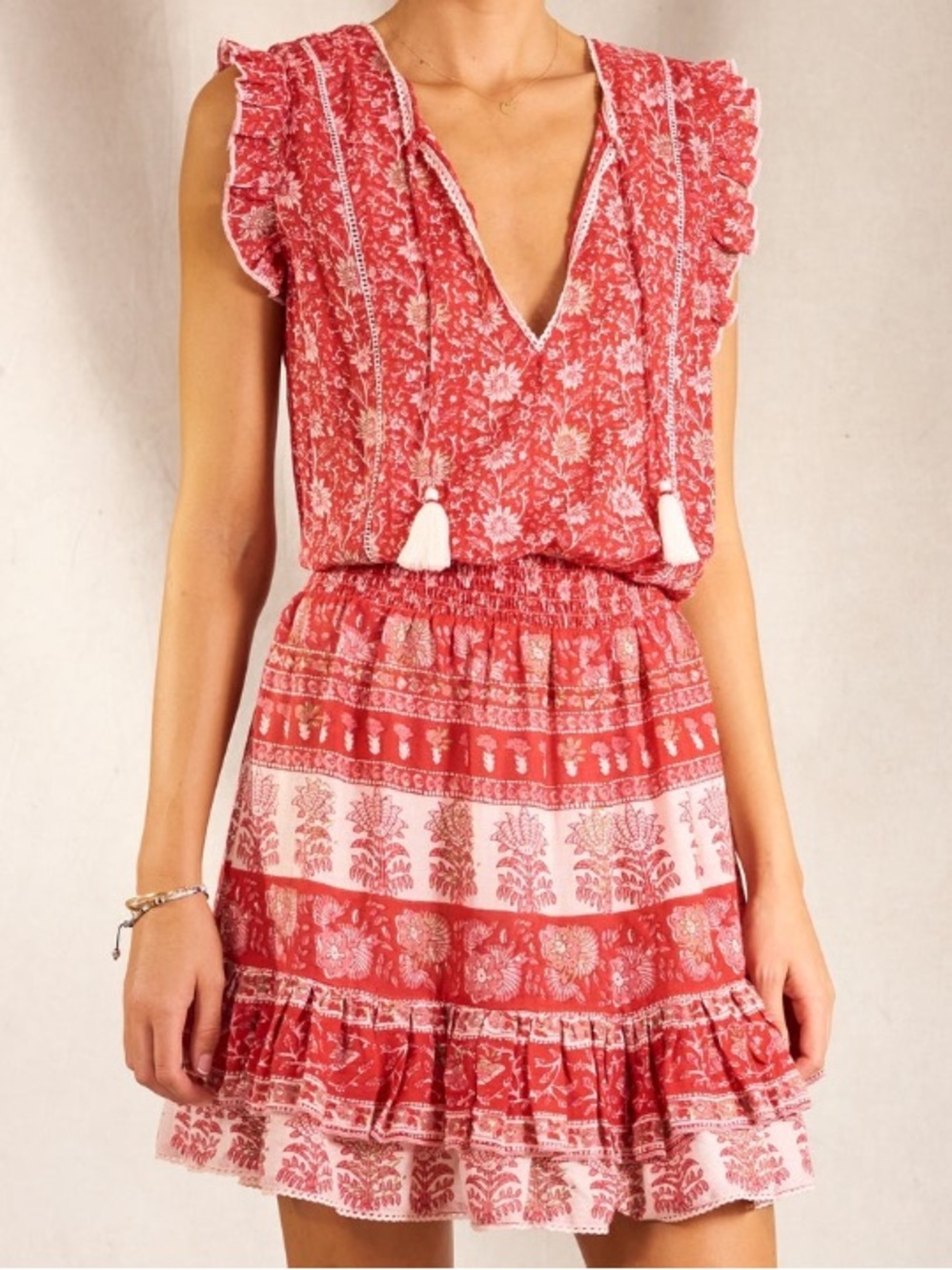 M.A.B.E. Patti Sundress in Red Multi Small